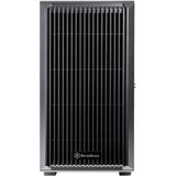 Silverstone cs382 mini tower behuizing (zwart | 2x usb-a | 1x usb-c)