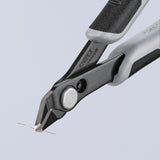 Knipex 78 61 125 esd zijsnijtang 64 hrc 125mm esd