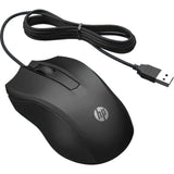Hp 100 muis (zwart, 1600dpi)