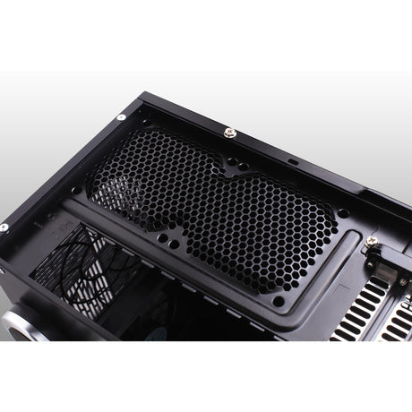 Silverstone grandia gd07b htpc behuizing (zwart | 2x usb-a)