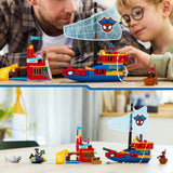 Lego marvel - team spidey piratenschip constructiespeelgoed (11208)