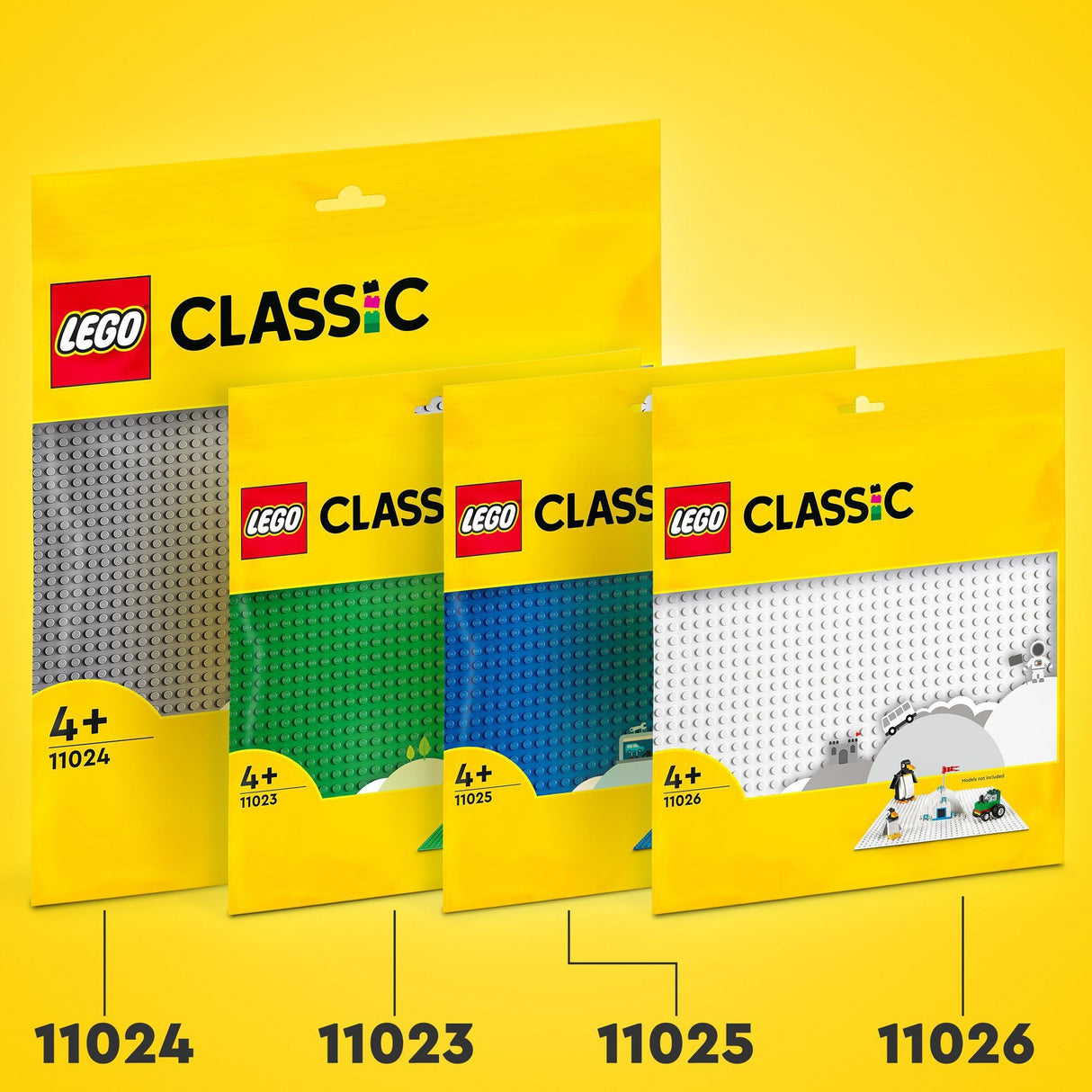 Lego classic grijze bouwplaat 48x48 bouwbord 11024