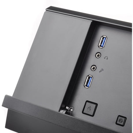 Silverstone sst-gd10b htpc behuizing (zwart | 2x usb-a)