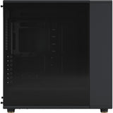 Fractal design north xl rc charcoal black tg dark midi tower behuizing (zwart houtkleur | 2x usb-a | 1x usb-c | tempered glass)