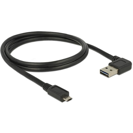 Delock easy-usb-a 2.0 male > easy-usb micro-usb-b 2.0 male kabel (zwart, 1 meter)
