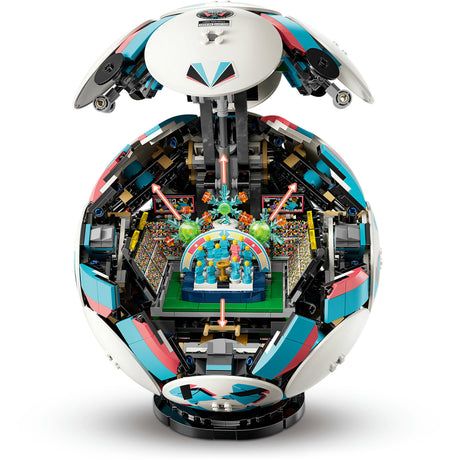 Lego editions voetbal - 3d-display bouwpakket met mini-stadion - verjaardagscadeau voor jongens, meisjes en voetbalfans vanaf 10 jaar - 43019