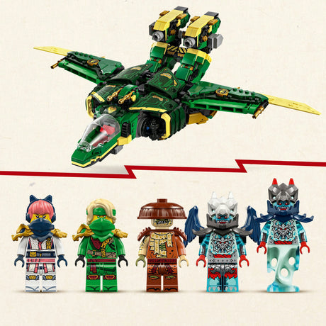 Lego ninjago - lloyds vliegtuigmecha constructiespeelgoed (71845)