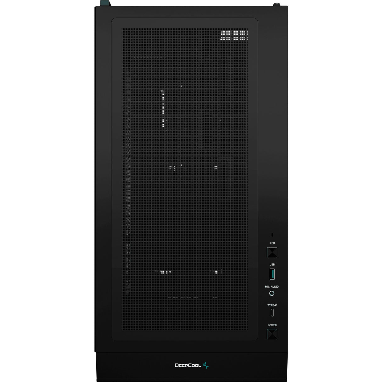 Deepcool ch560 midi tower behuizing (zwart | 1x usb-a | 1x usb-c | rgb | window)