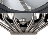 Silverstone sst-hyd140-argb cpu-koeler (4-pins pwm fan-connector, 4-1 pin argb (5v led))