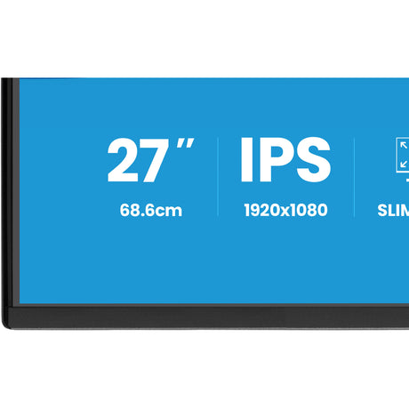 Iiyama prolite xb2792hsu-b1 27 monitor (zwart (mat), 1x displayport, 1x hdmi, 2x usb-a, 120 hz)