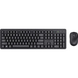 Trust ody ii stille draadloze toetsenbord- en muisset desktopset (zwart, us lay-out (qwerty), membraan, 100%, 800 dpi - 1.600 dpi)