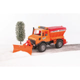 Bruder mercedes-benz unimog winterdienst modelvoertuig (02572)
