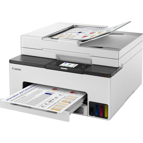 Canon maxify gx2051 all-in-one inkjetprinter met faxfunctie (wit, printen, kopiëren, scannen, faxen, wi-fi)
