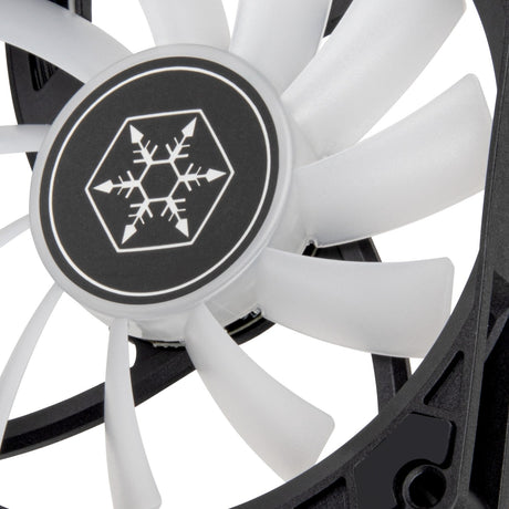 Silverstone air slimmer 90 argb case fan (zwart, 92 x 92 x 15 mm, pwm)