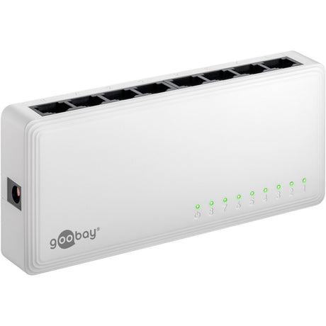 Goobay 8-poort gigabit ethernet switch (wit)