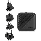 Targus 65w gan wall charger (zwart)