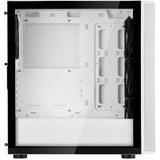 Silverstone fara r1 pro v2 midi tower behuizing (wit | 3x usb-a | tempered glass)