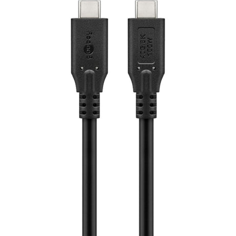 Goobay usb4 gen 2x2 kabel (zwart, 1 meter)