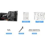 Msi pro b650m-p socket am5 moederbord (zwart, raid, 2.5 gb-lan, sound, µatx)
