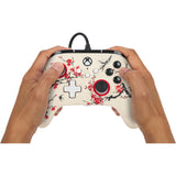 Powera advantage controller met kabel voor de xbox series x|s - warrior's nirvana (magnoliawit, xbox series x|s, xbox one, pc)