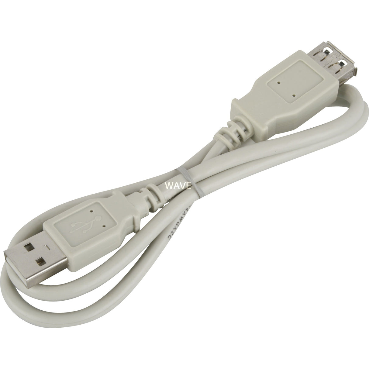 Goobay usb 2.0 verlengkabel (grijs, 0,6 meter)