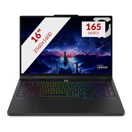 Lenovo legion pro 5 16iax10h (83lu0057mh) 16 gaming laptop (zwart | core ultra 9 275hx | rtx 5070 ti | 32 gb | 1 tb ssd)