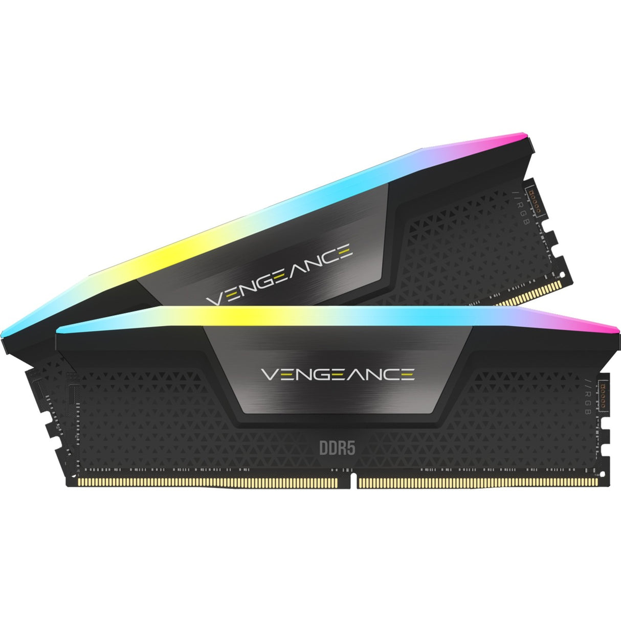 Corsair vengeance rgb 32 gb ddr5-5200 (2x 16 gb) werkgeheugen (zwart, cmh32gx5m2b5200c40, xmp 3.0)