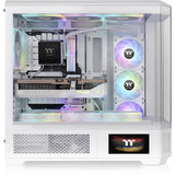 Thermaltake view 600 tg snow big tower behuizing (wit | 2x usb-a | 1x usb-c | tempered glass)