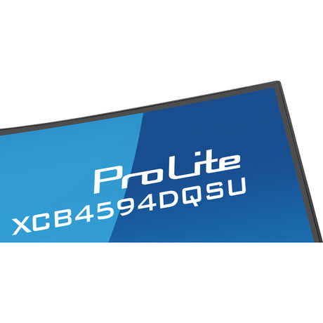 Iiyama prolite xcb4594dqsu-b1 44.5 curved ultrawide monitor (zwart (mat), hdmi, displayport, usb, audio)