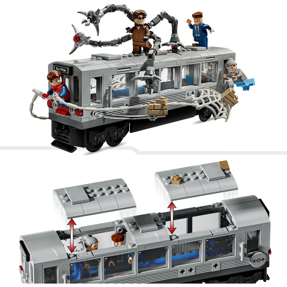 Lego ® marvel spider-man vs. doc ock metroscène - 76321