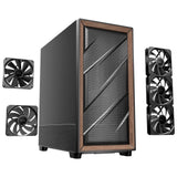 Antec flux se midi tower behuizing (zwart | 2x usb-a | 1x usb-c)