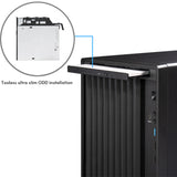 Chieftec uni bs-20b-op mini tower behuizing (zwart | 3x usb-a | 1x usb-c)