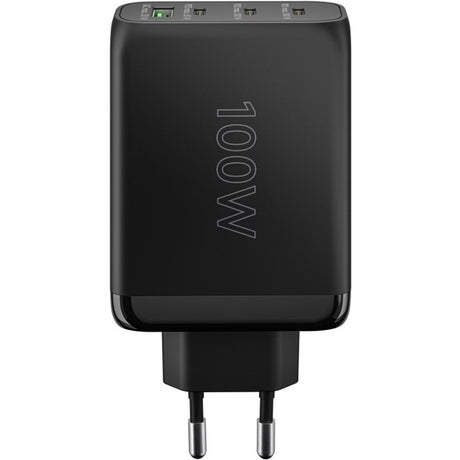 Goobay 100w gan usb-c pd multiport quick charger (zwart)