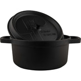 The windmill bbq pan l bak- braadpan (zwart, ø 23 cm | 3.6 liter)