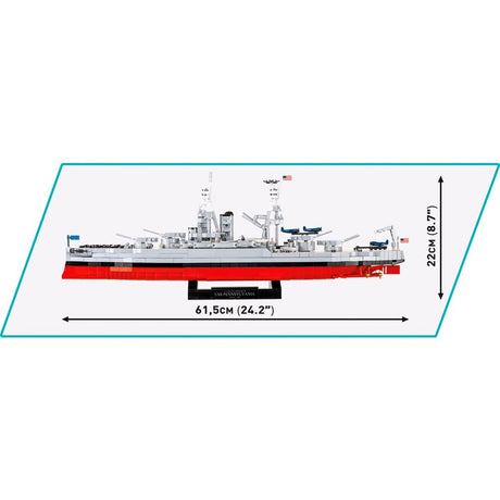 Cobi pennsylvania class battleship - executive edition constructiespeelgoed (schaal 1:300)