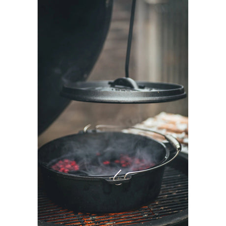 The windmill dutch oven 6 qt zonder pootjes kookpan (zwart, ø 31,5 cm | 5.9 liter)
