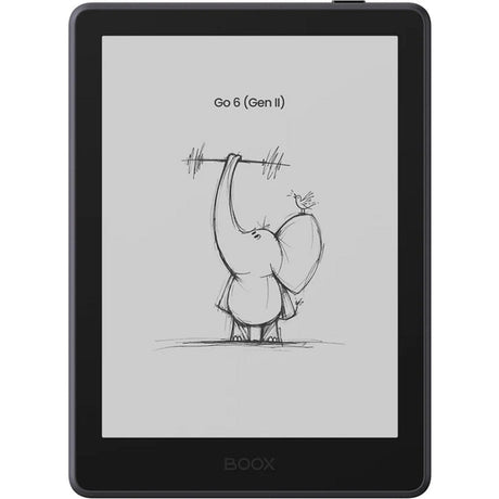Boox go 6 (gen ii) e-reader (zwart, 3 gb | 32 gb | android 11)