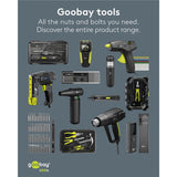 Goobay cordless mini vacuum cleaner advanced handstofzuiger (wit)