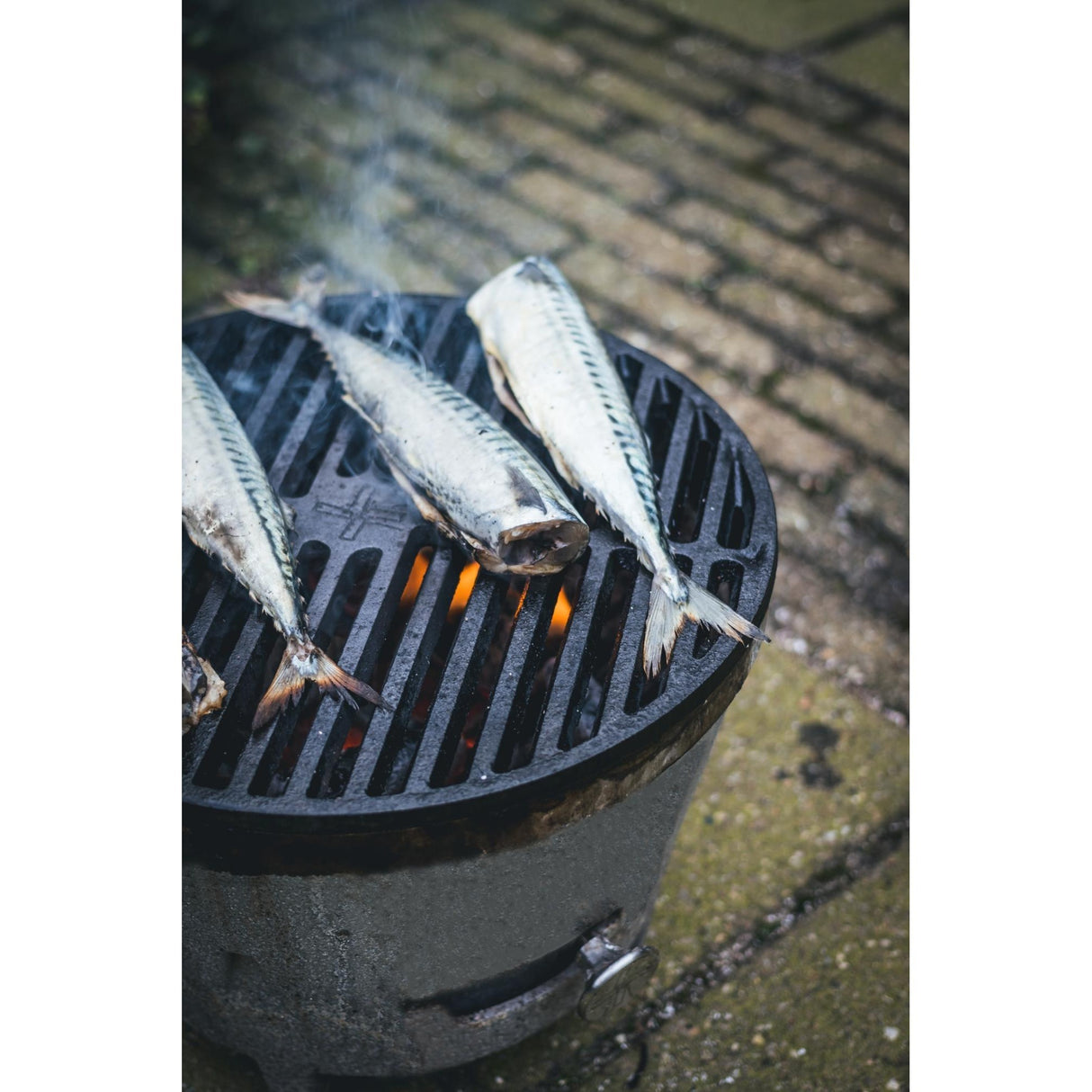 The windmill gietijzeren grillrooster grillplaat (zwart, ø 31,5 cm)