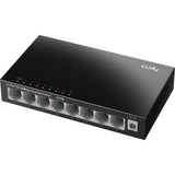 Cudy 8-port 10 100 mbps desktop switch (zwart)