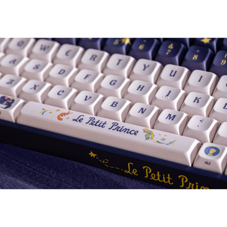 Iqunix f97 starry tryst rgb mechanisch gaming toetsenbord (donkerblauw, us lay-out (qwerty), iqunix silent rose, 96%, rgb leds, hot-swappable, pbt, 2.4ghz | bluetooth 5.1 | usb-c)
