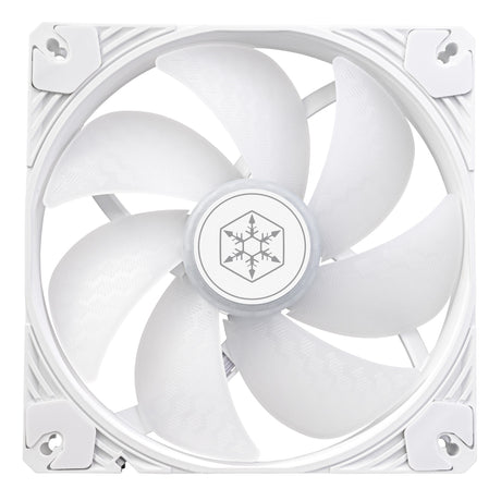 Silverstone shark force 140 argb case fan (wit, 140 x 140 x 25 mm, pwm, 4-1 pin argb (5v led))