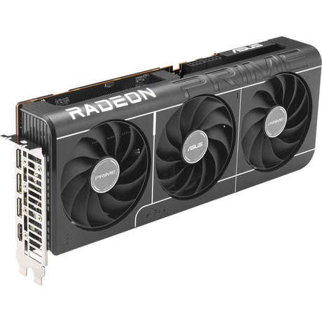 Asus prime radeon rx 9070 oc grafische kaart (grijs, 3x displayport, 1x hdmi, rdna4)