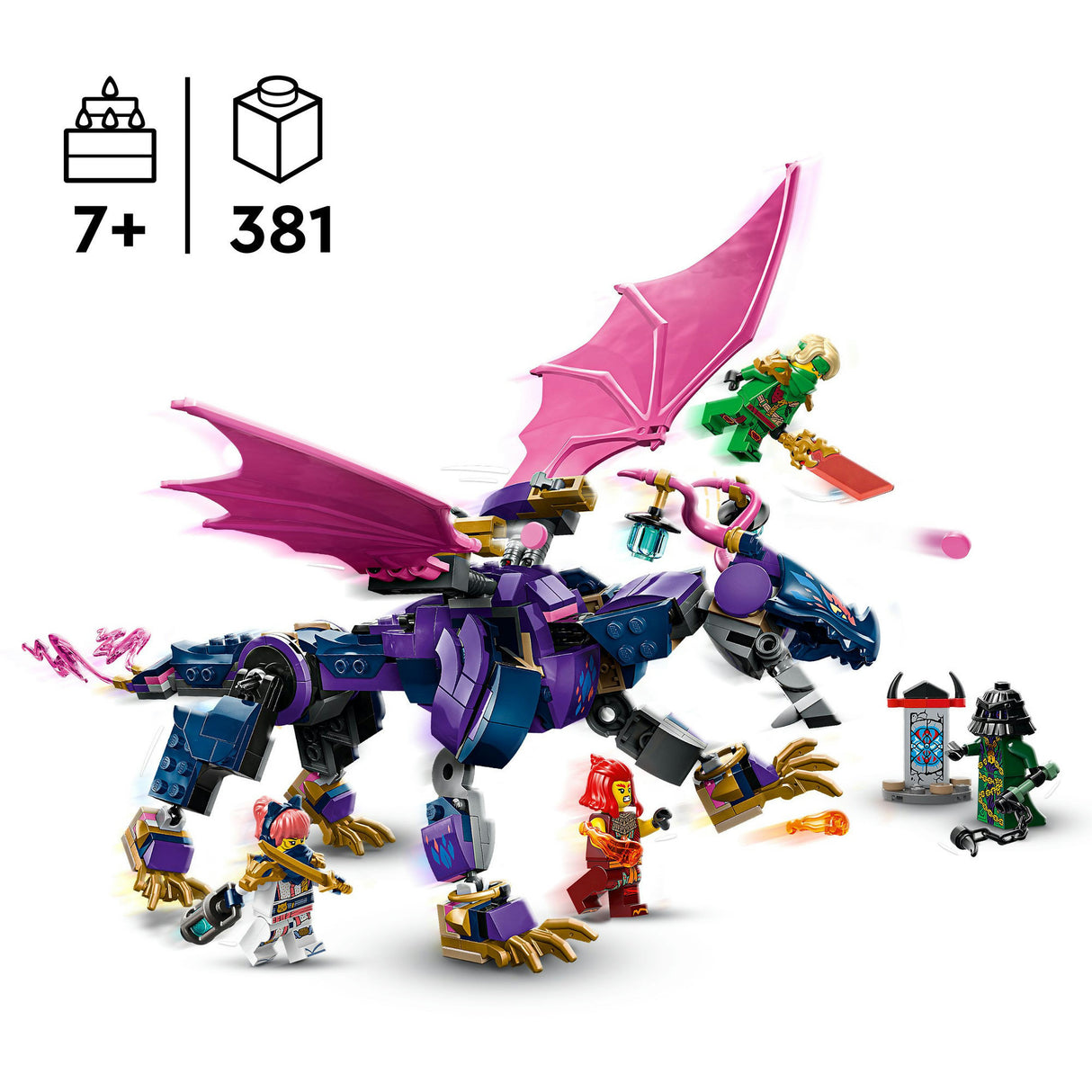 Lego ® ninjago® rontu de meesterdraak speelgoedset - 71842