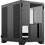 Fractal design pop 2 vision midi tower behuizing (zwart | 1x usb-a | 1x usb-c | tempered glass)