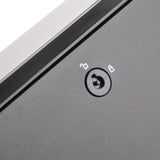 Silverstone sst-gd10b htpc behuizing (zwart | 2x usb-a)