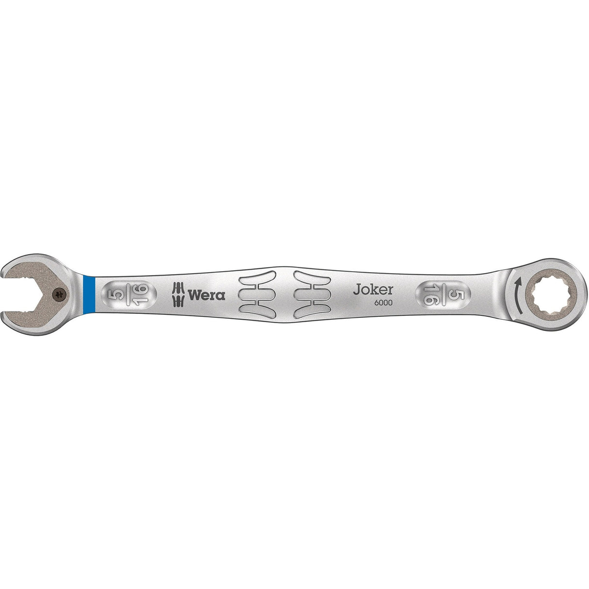 Wera 9632 magneetstrip 6000 joker imperial 1 steek-ringratelsleutelset moersleutel (inch, 8‑delig)