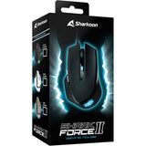 Sharkoon shark force ii gaming muis (wit, 400 - 4200 dpi, meerkleurige leds)