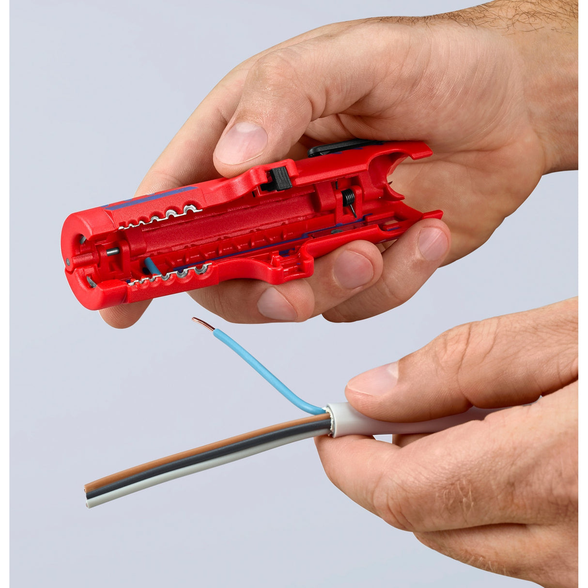 Knipex 16 85 125 sb kabelstripper geschikt voor: ronde kabel, kabel voor vochtige ruimte 8 tot 13 mm 0.2 tot 4.0 mm²