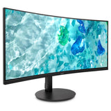 Acer vero cb343cur j0 34 curved ultrawide monitor (zwart, 2x hdmi, 1x displayport, audio, lan, usb, 120 hz)